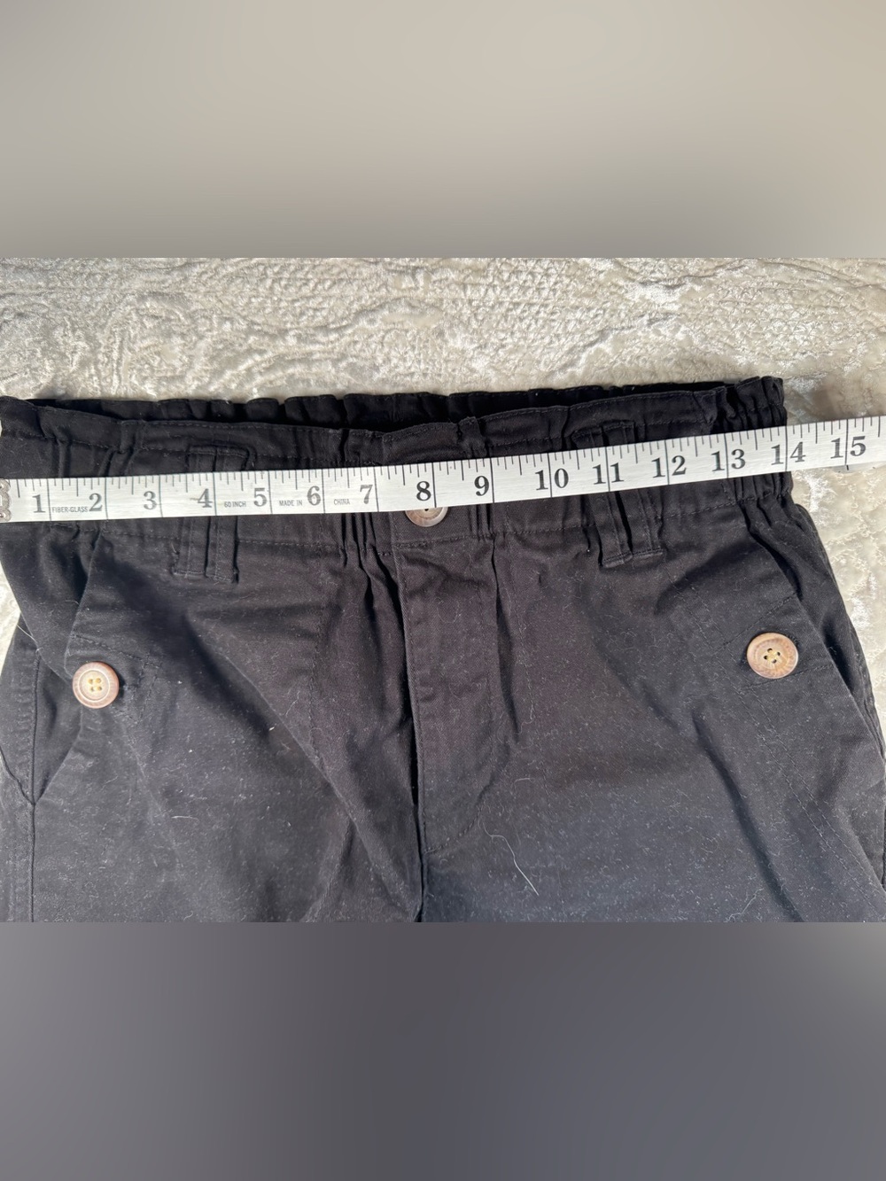 Democracy Black Wide-Leg Cropped Pants - Picture 6 of 8